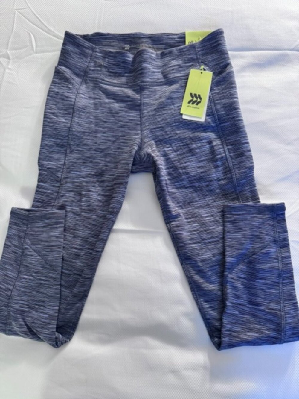 NWT, All in Motion, Blue/Purple Striped Leggings